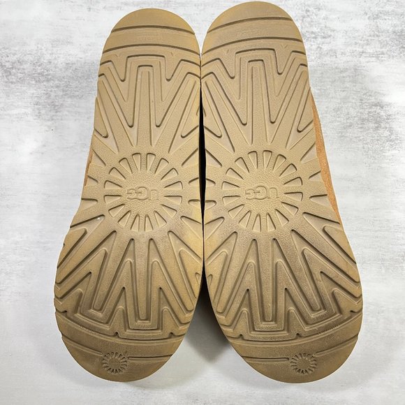 Ugg Tasman Suede Sheepskin Slippers - Men's Size 11 - Picture 8 of 9